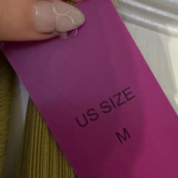 NWT Green Wide Leg Cutout Tie Strap Jumpsuit - Picture 7 of 8